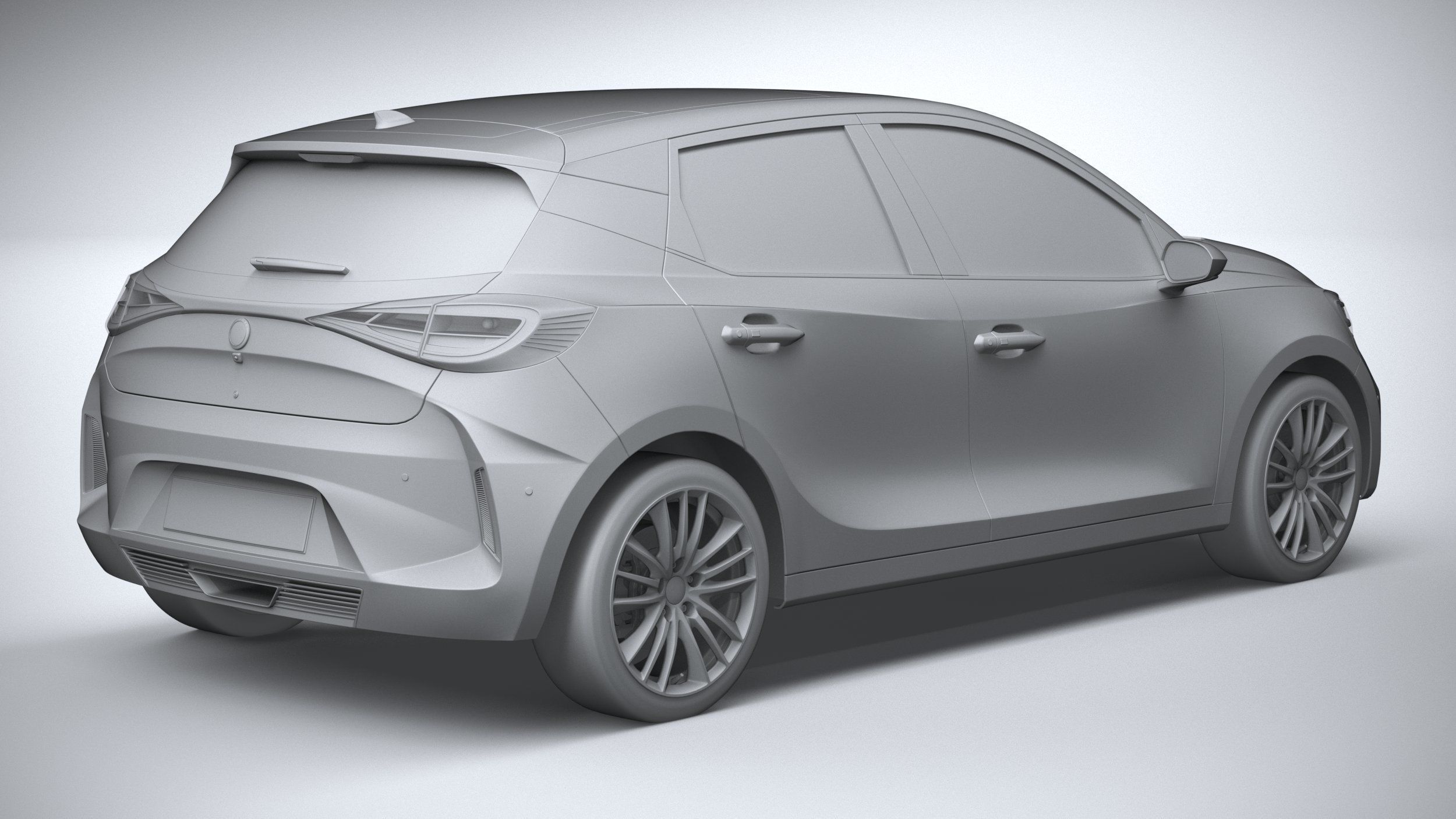 Generic Hatchback v2 2022 3D model_25