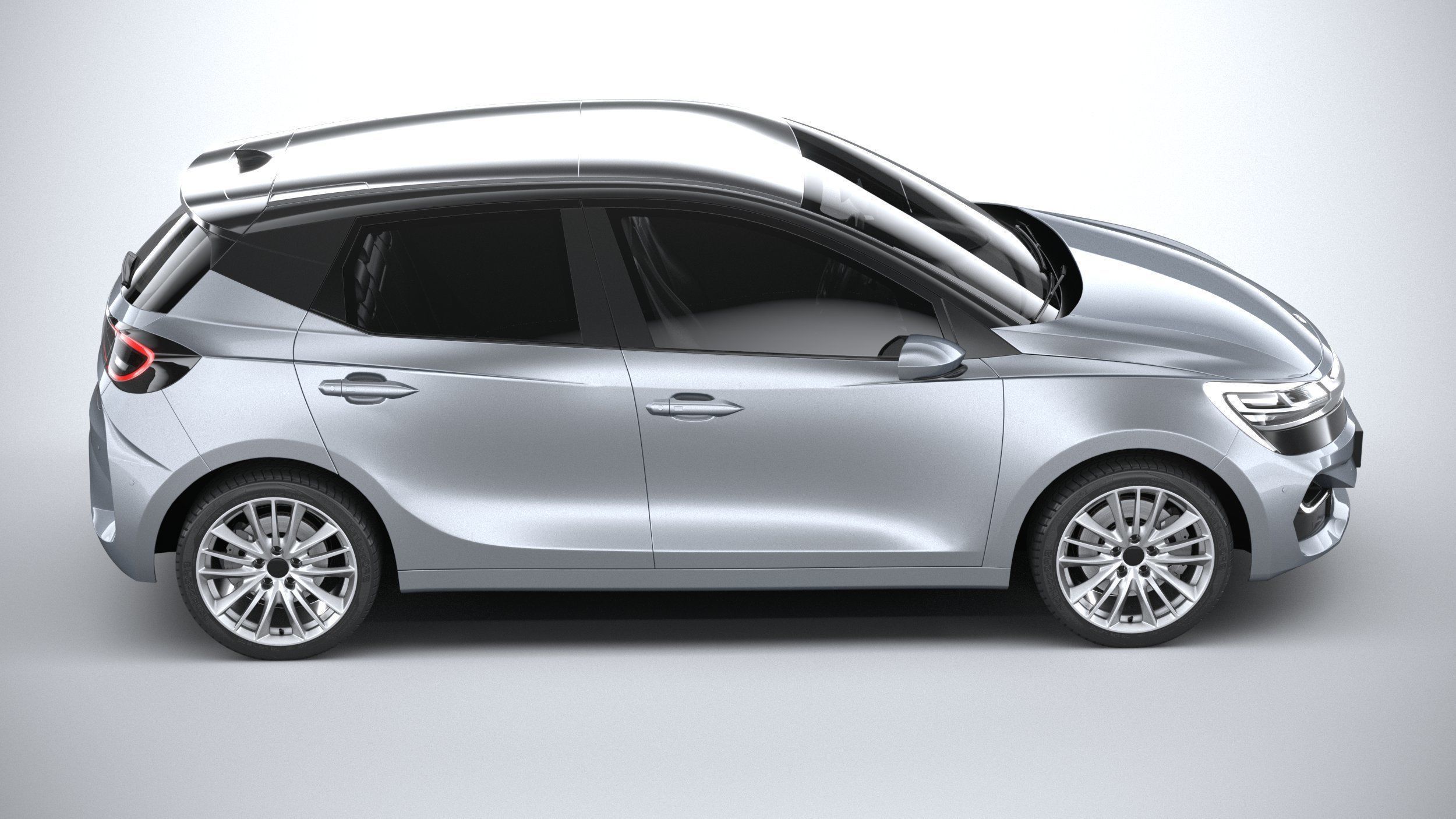 Generic Hatchback v2 2022 3D model_11