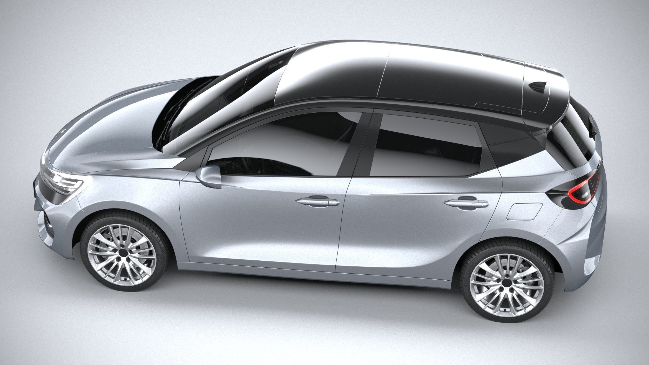 Generic Hatchback v2 2022 3D model_9