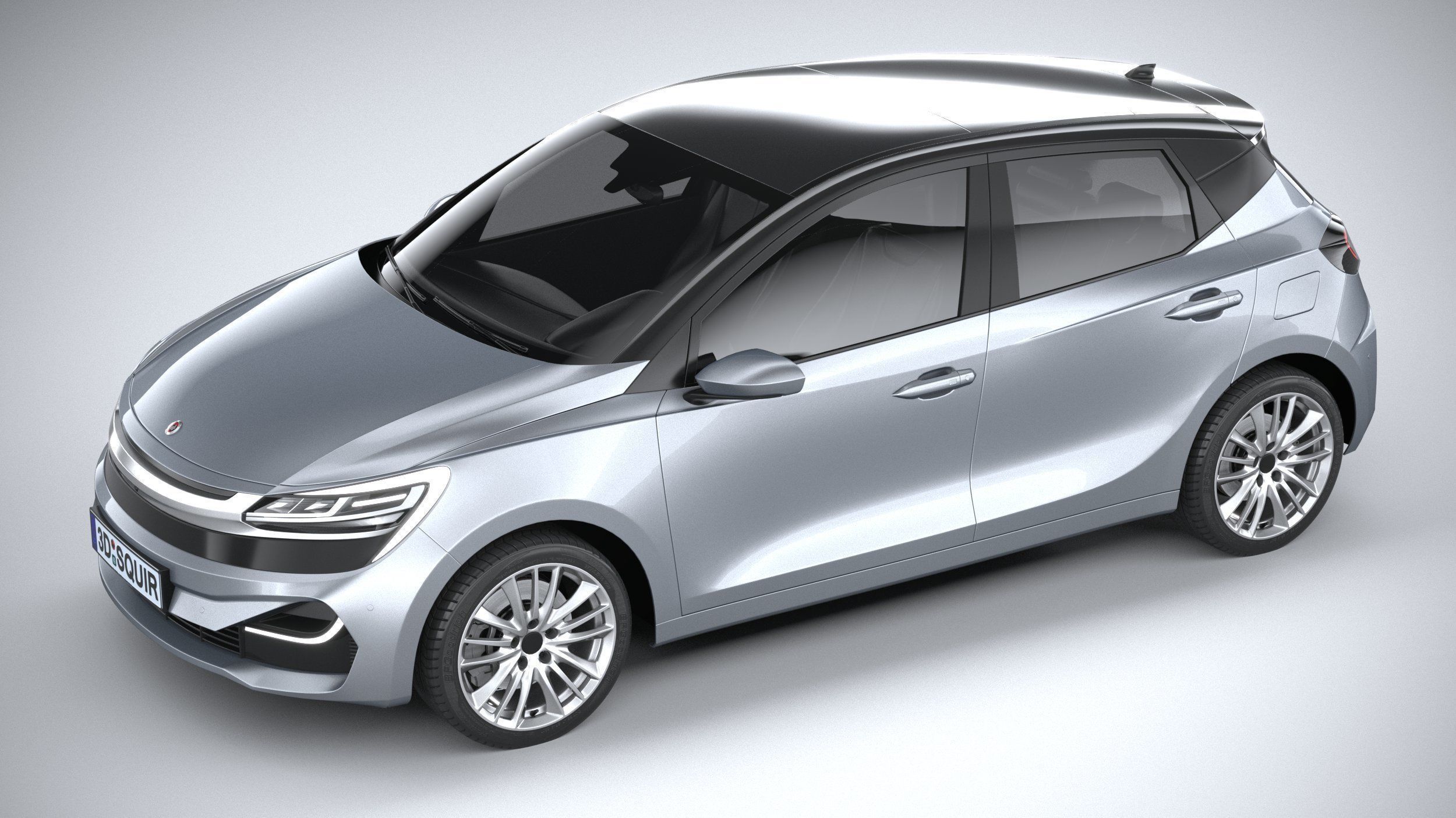 Generic Hatchback v2 2022 3D model_7