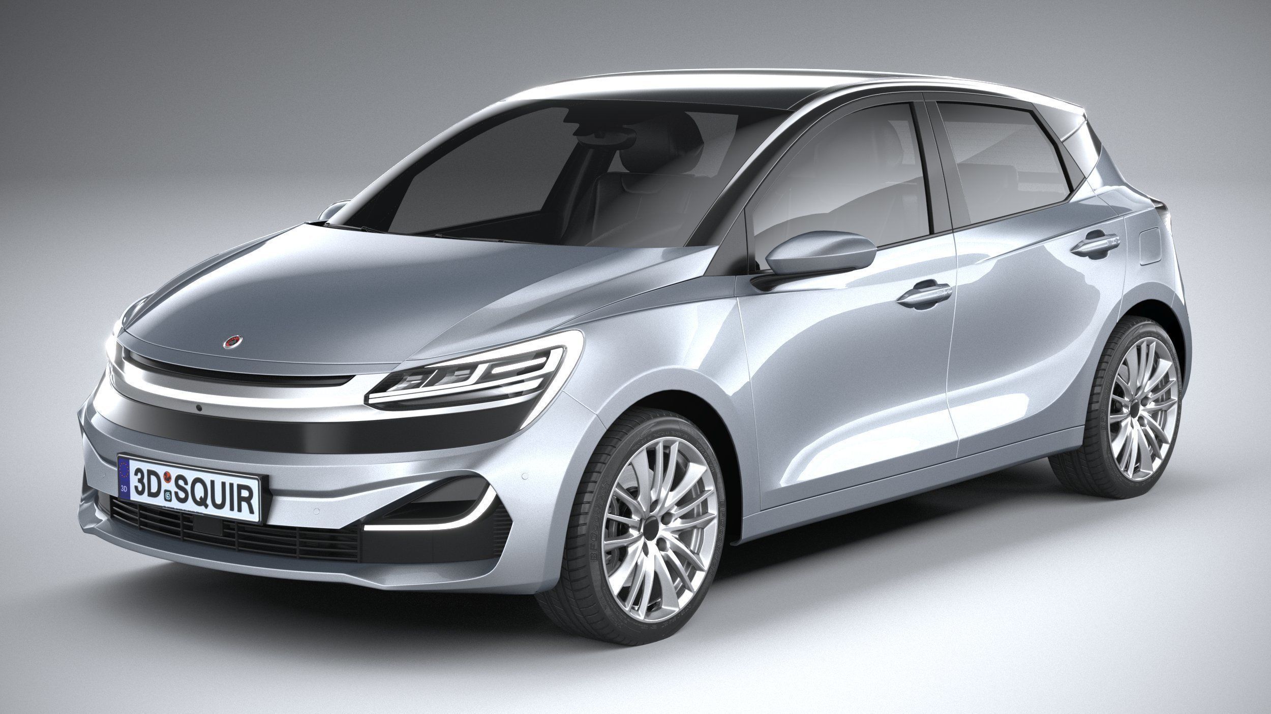 Generic Hatchback v2 2022 3D model_1