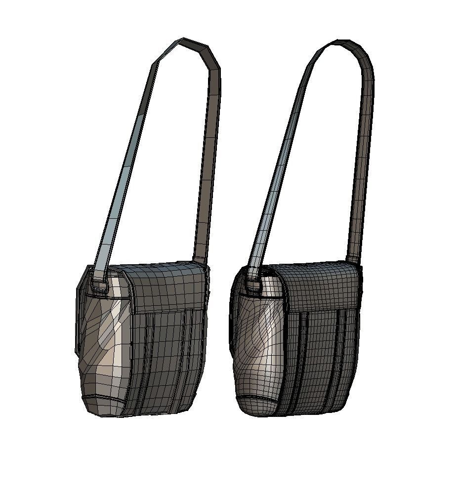 Cartoon Low Poly Style Avatar 007 3D Model Low-poly 3D model_11