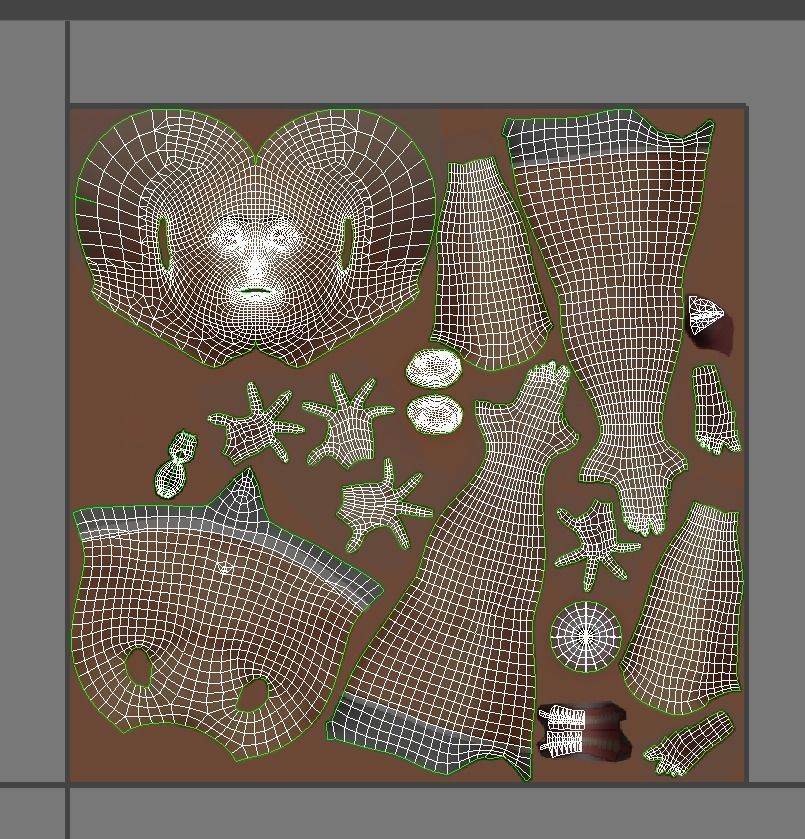 Cartoon Low Poly Style Avatar 007 3D Model Low-poly 3D model_8