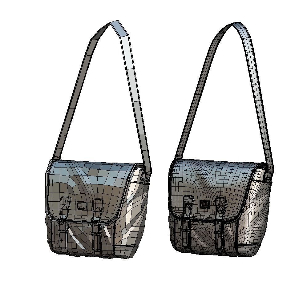 Cartoon Low Poly Style Avatar 007 3D Model Low-poly 3D model_15