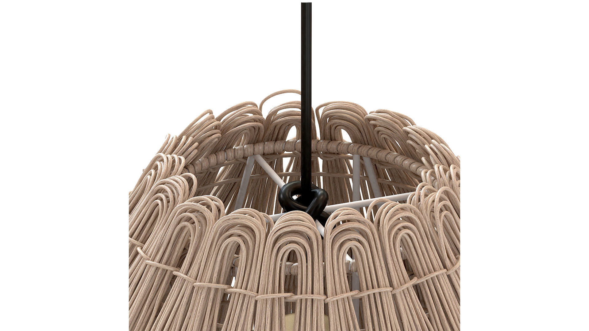 Rattan Lamp Kathu Manyoya ILUZZIA wild 3D model_2