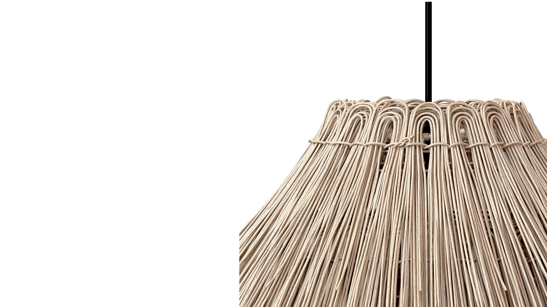 Rattan Lamp Kathu Manyoya ILUZZIA wild 3D model_4