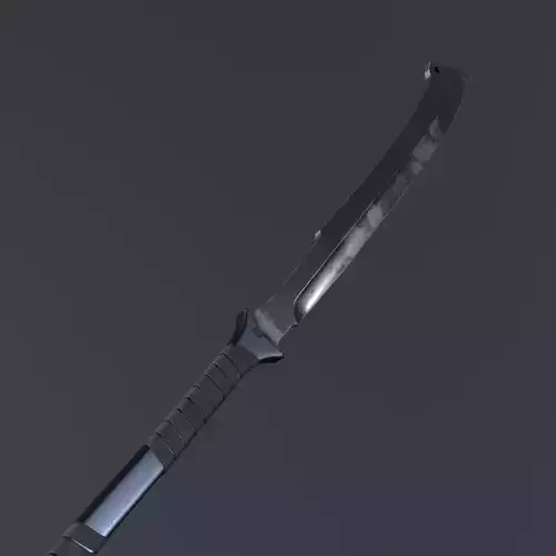 Cleaver Sword Low-Poly Gameready PBR model