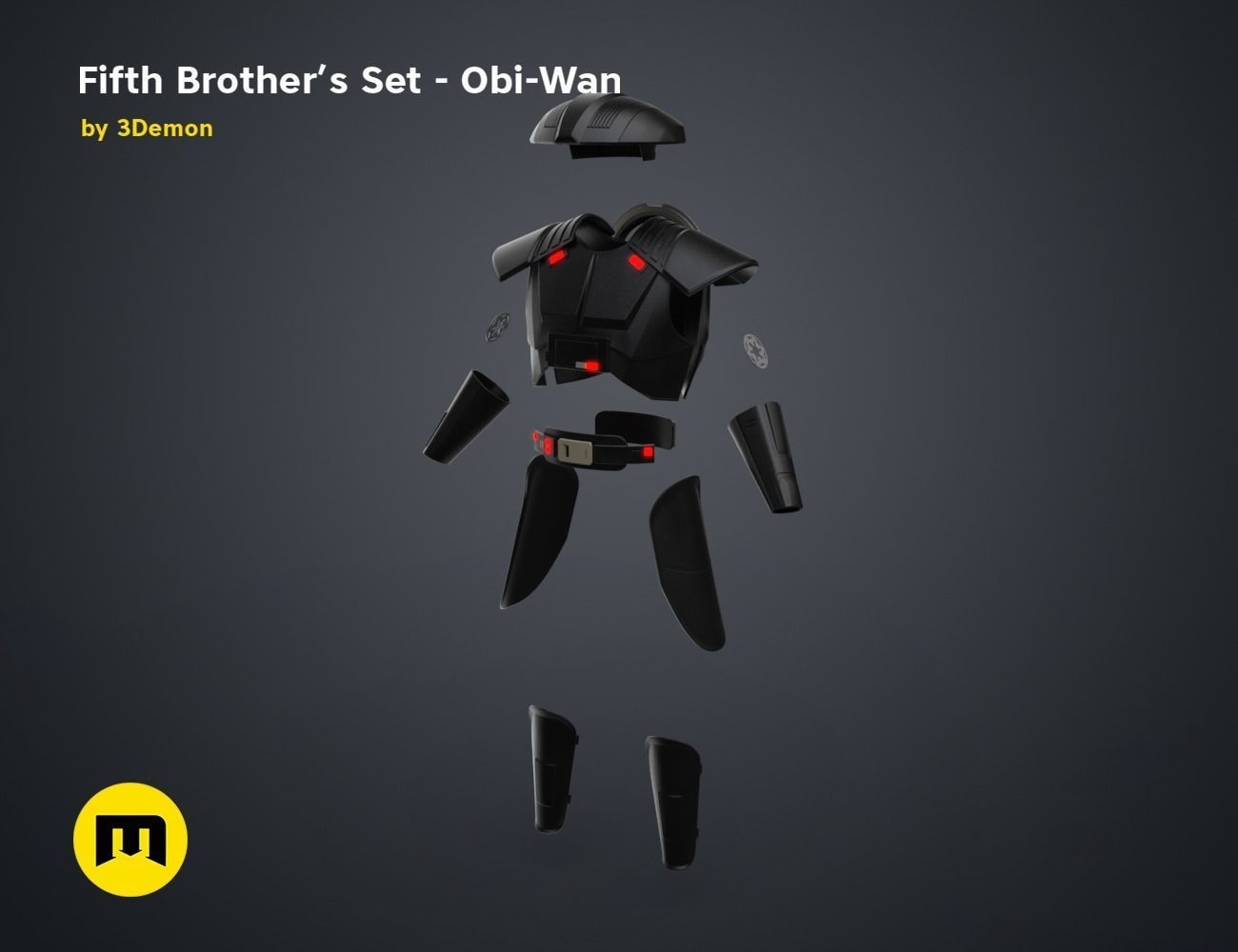 Fifth Brother Set - Obi-Wan 3D print model_44