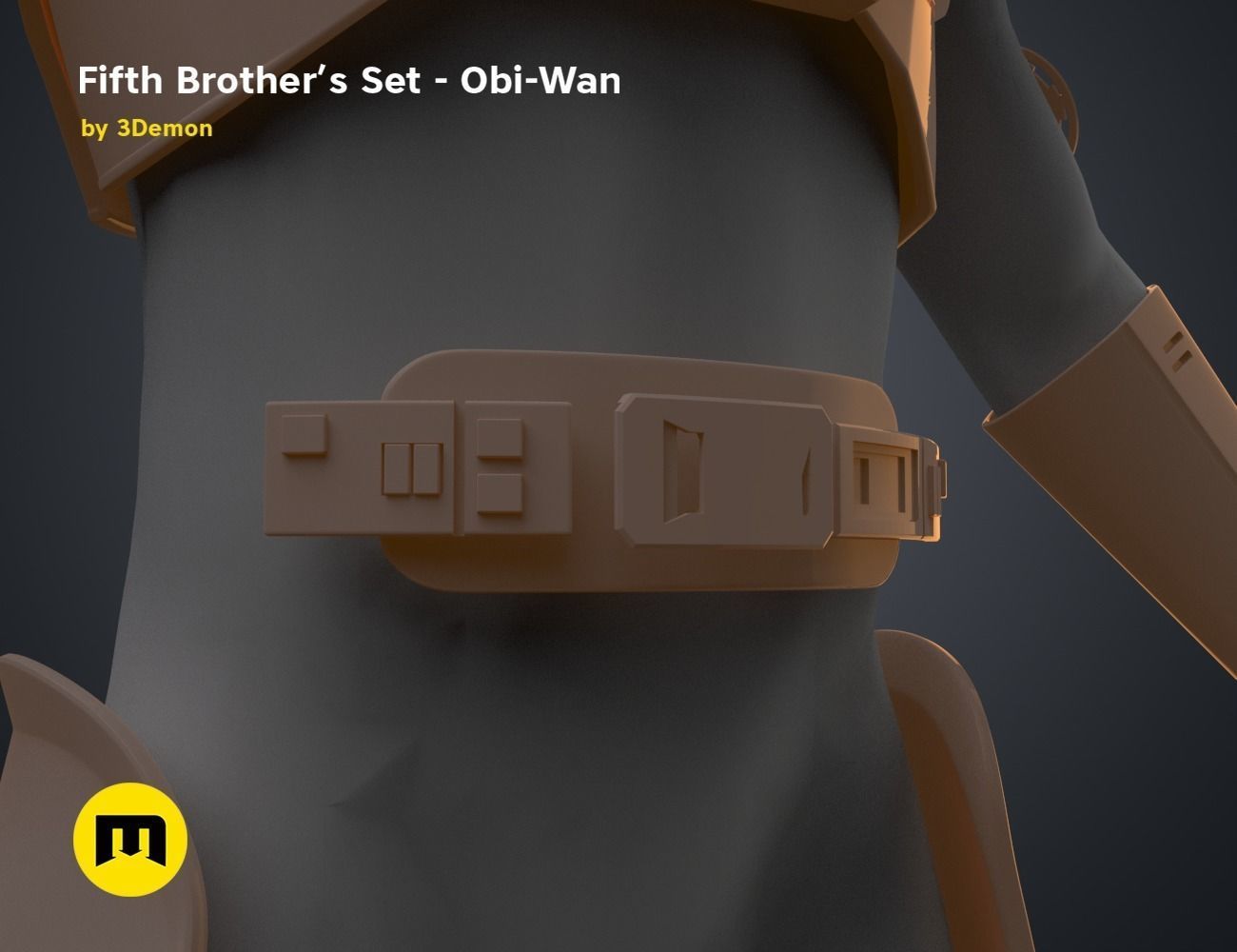 Fifth Brother Set - Obi-Wan 3D print model_18