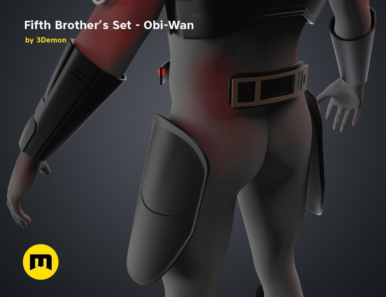 Fifth Brother Set - Obi-Wan 3D print model_35