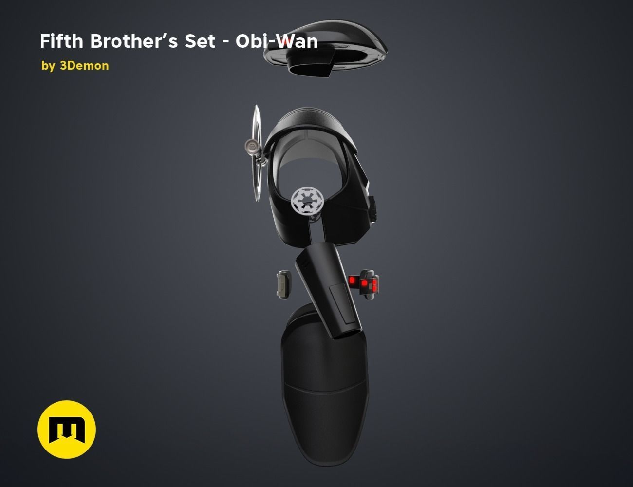 Fifth Brother Set - Obi-Wan 3D print model_37