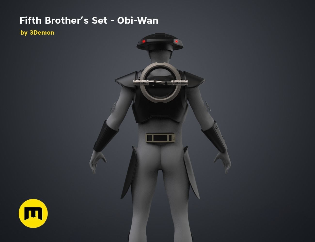Fifth Brother Set - Obi-Wan 3D print model_5
