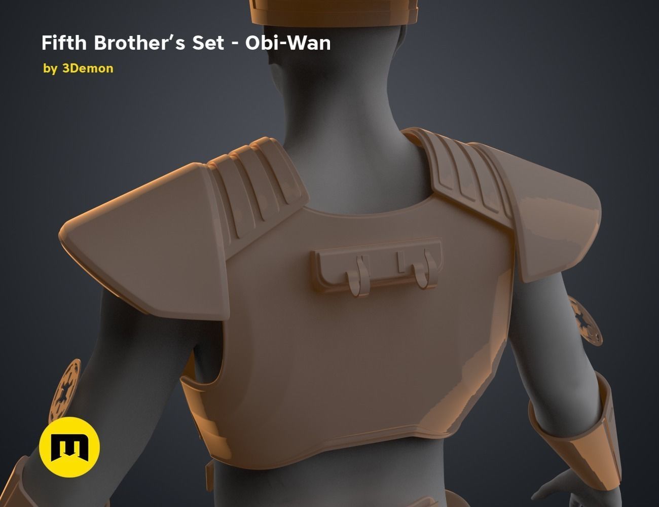 Fifth Brother Set - Obi-Wan 3D print model_22