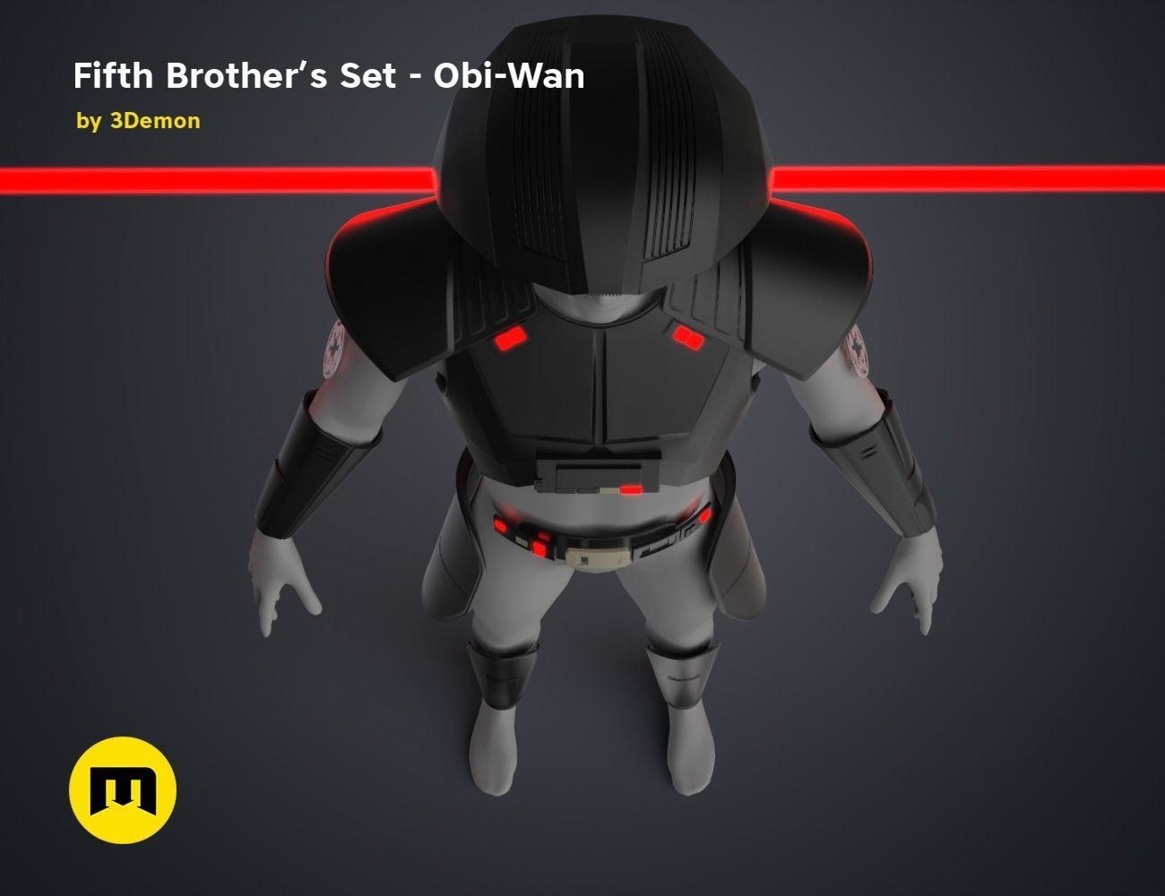 Fifth Brother Set - Obi-Wan 3D print model_42