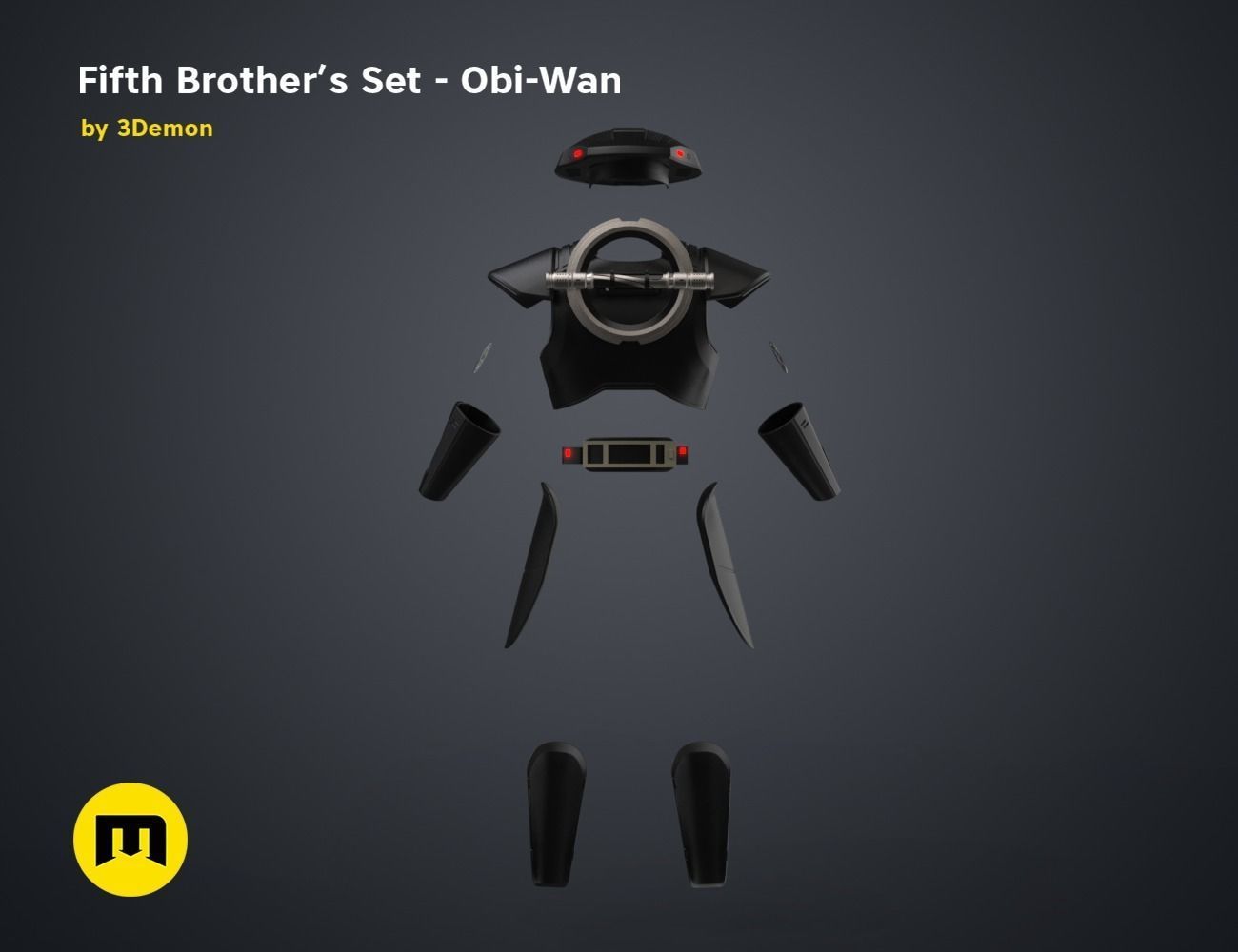 Fifth Brother Set - Obi-Wan 3D print model_31