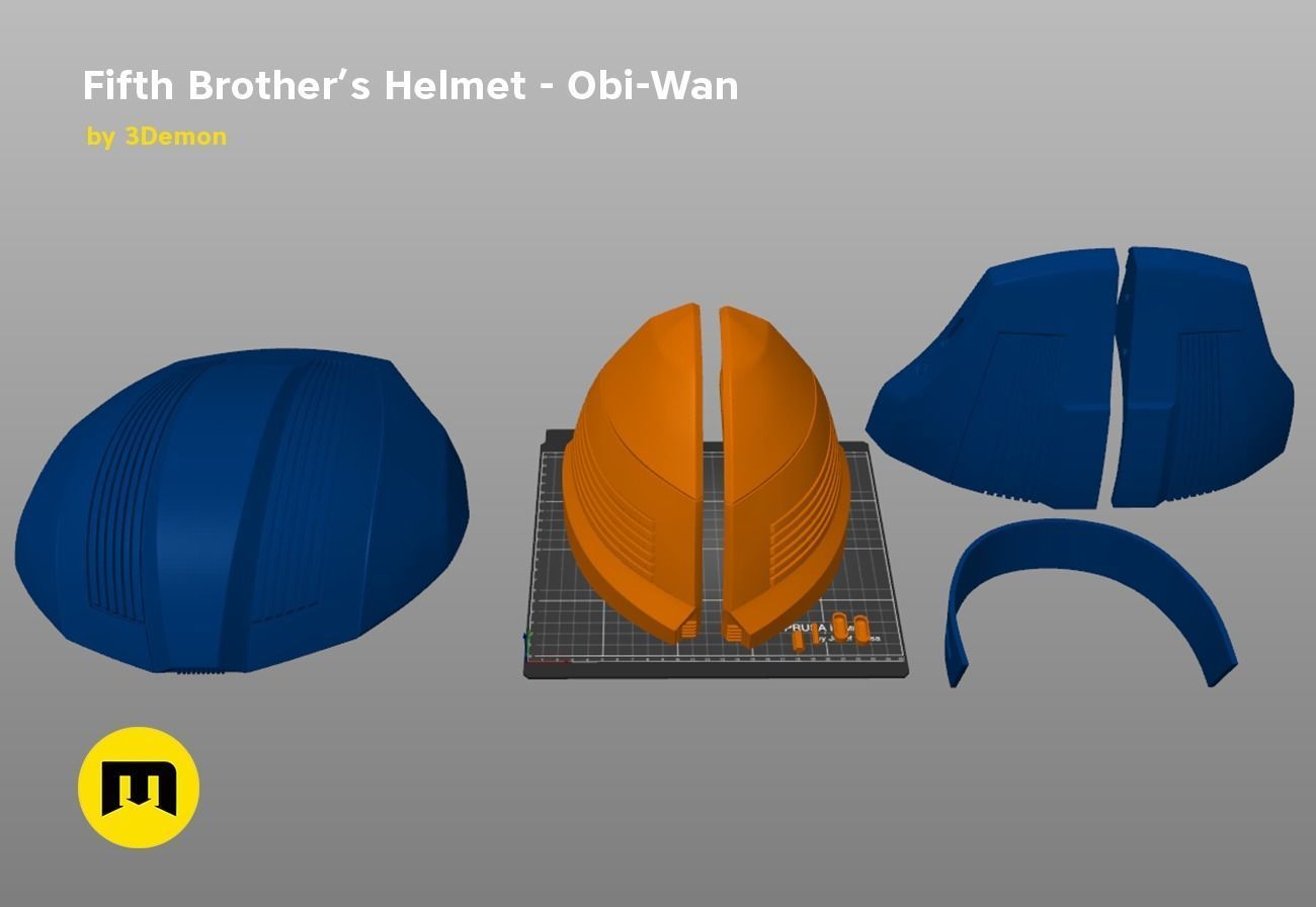 Fifth Brother Set - Obi-Wan 3D print model_7