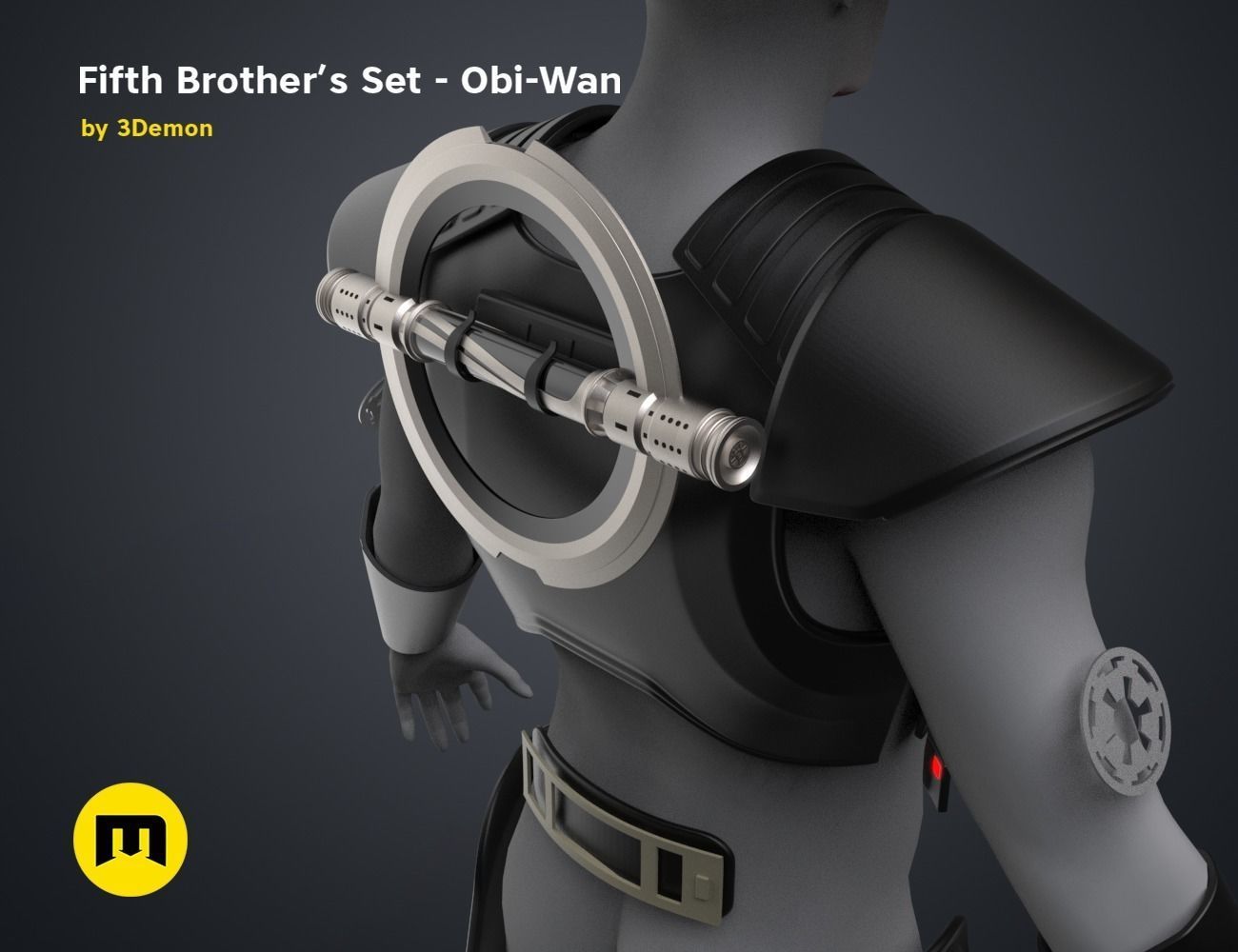 Fifth Brother Set - Obi-Wan 3D print model_29