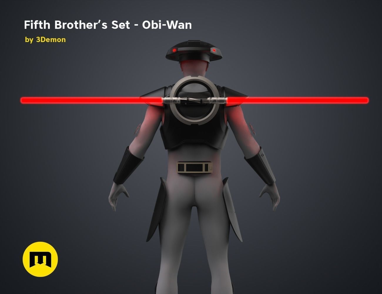 Fifth Brother Set - Obi-Wan 3D print model_6