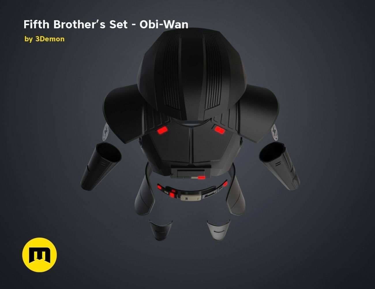 Fifth Brother Set - Obi-Wan 3D print model_40