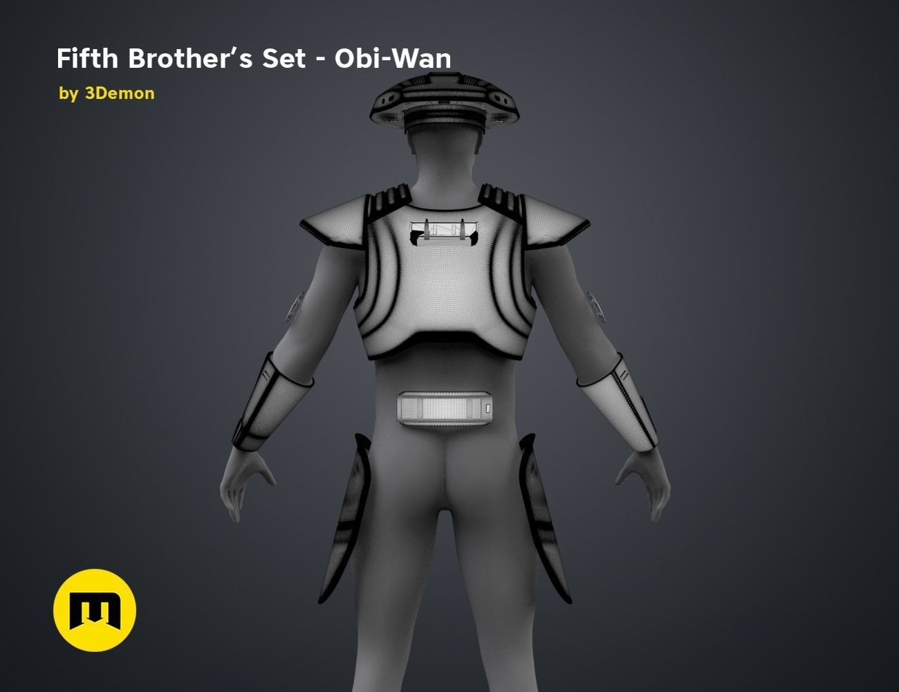 Fifth Brother Set - Obi-Wan 3D print model_13