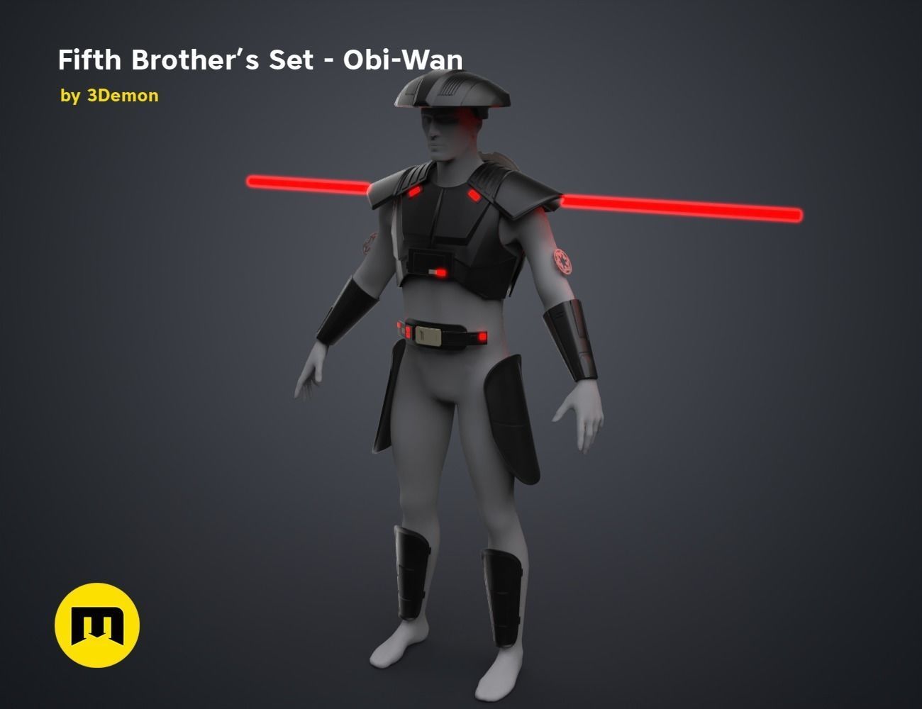 Fifth Brother Set - Obi-Wan 3D print model_2