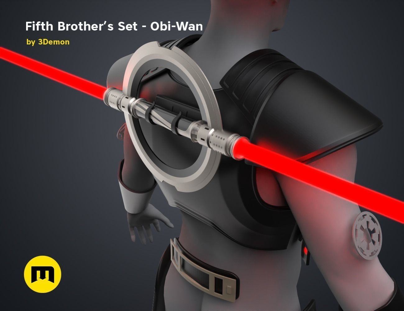 Fifth Brother Set - Obi-Wan 3D print model_30
