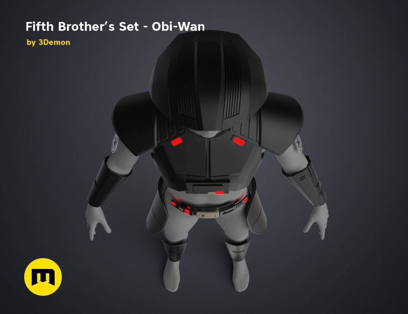 Fifth Brother Set - Obi-Wan 3D print model_41
