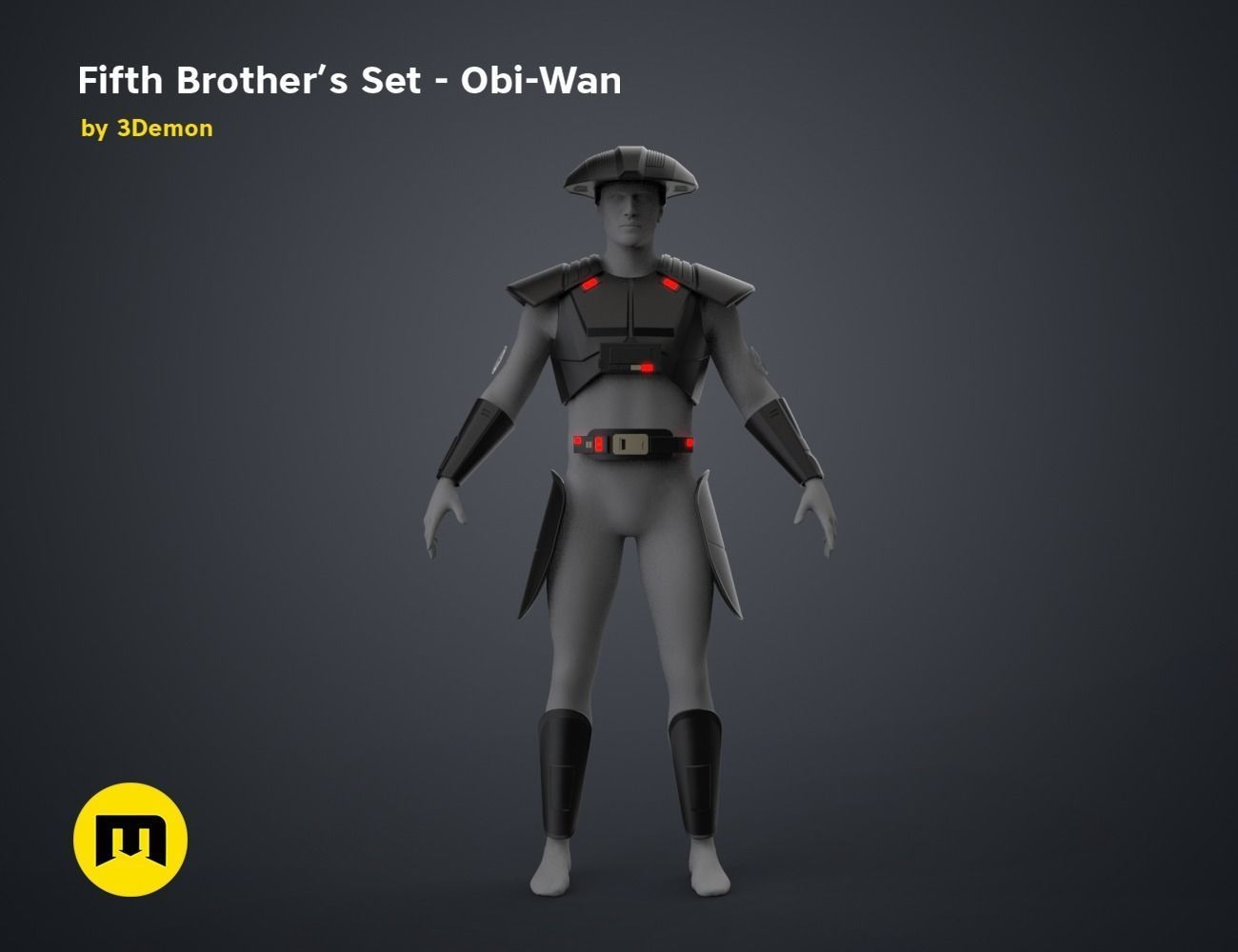 Fifth Brother Set - Obi-Wan 3D print model_3