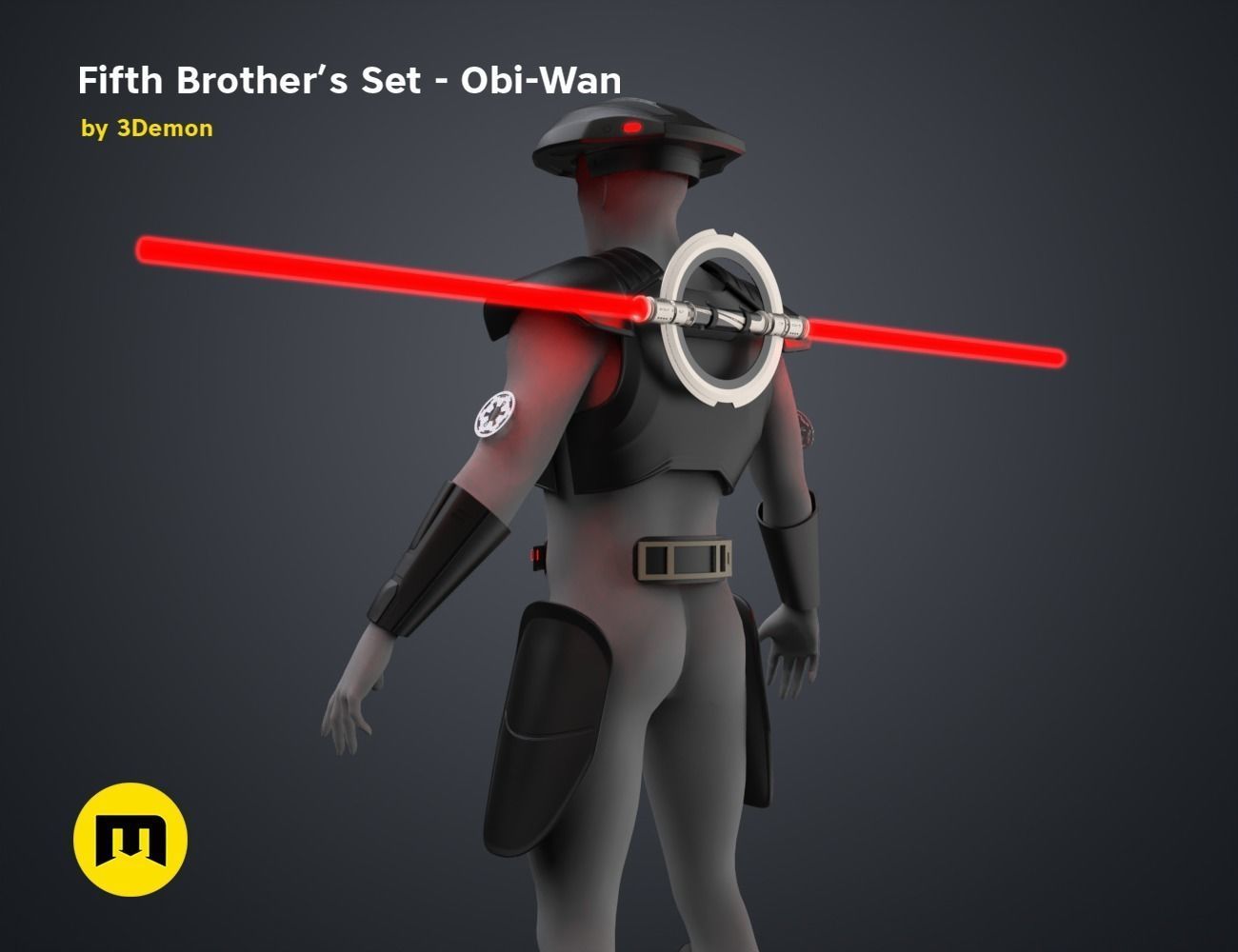 Fifth Brother Set - Obi-Wan 3D print model_36