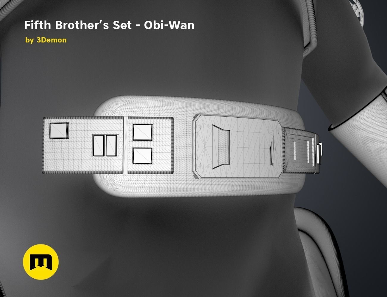 Fifth Brother Set - Obi-Wan 3D print model_19