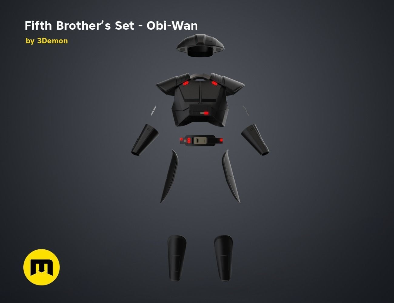 Fifth Brother Set - Obi-Wan 3D print model_43