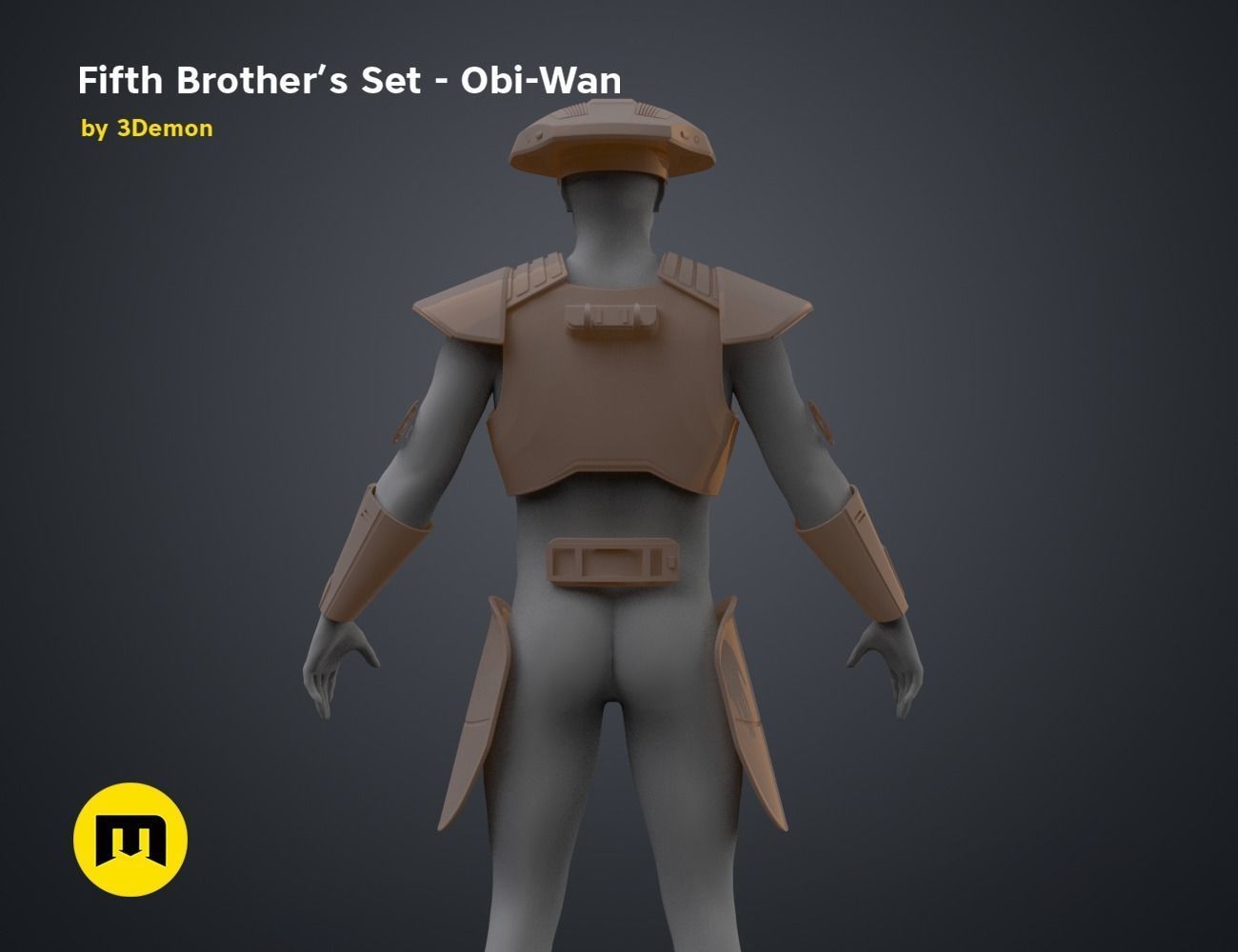 Fifth Brother Set - Obi-Wan 3D print model_12