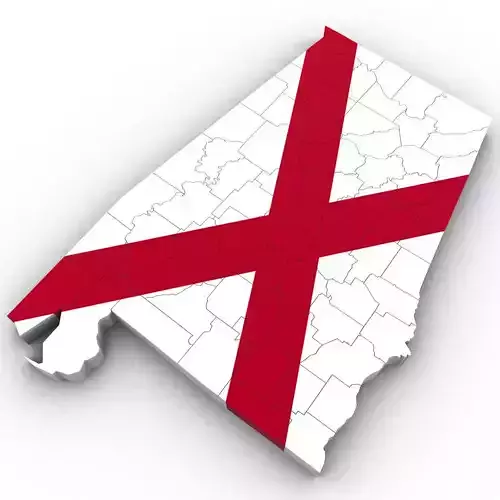 Alabama Political Map