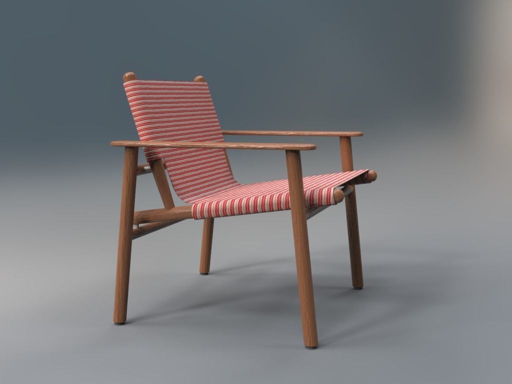 Cordoba Chair 3D model_3