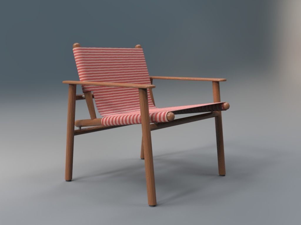 Cordoba Chair 3D model_4