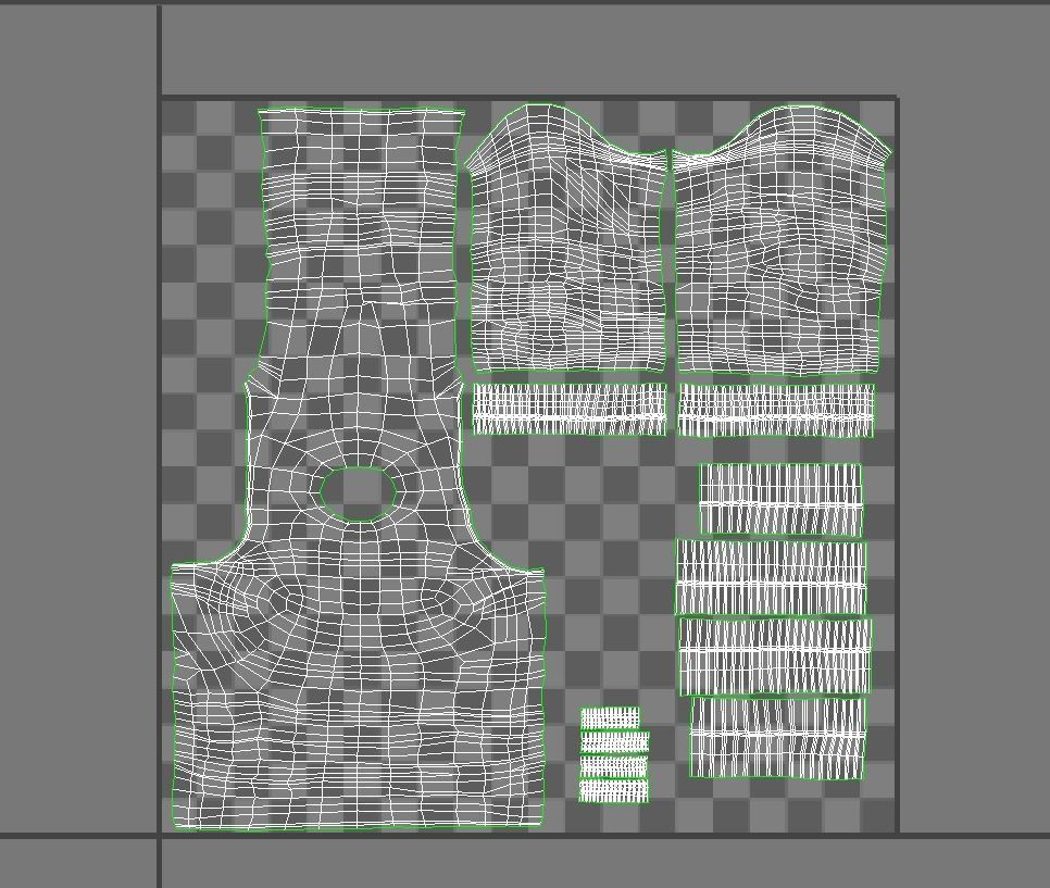 Cartoon High Poly Subdivision Sweater Black 3D Model Low-poly 3D model_7