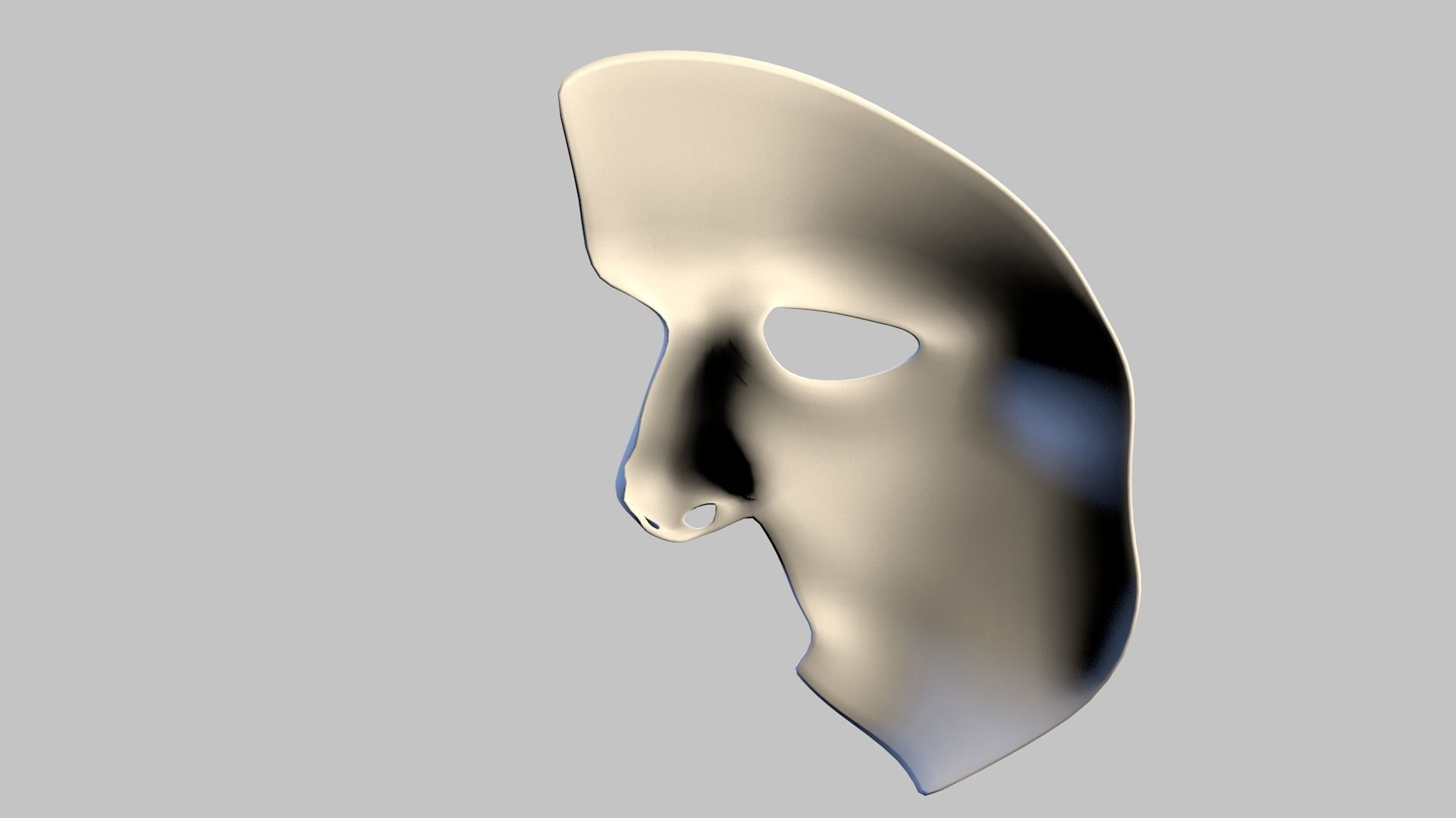 Masque The Phantom of the Opera Low-poly 3D model_21
