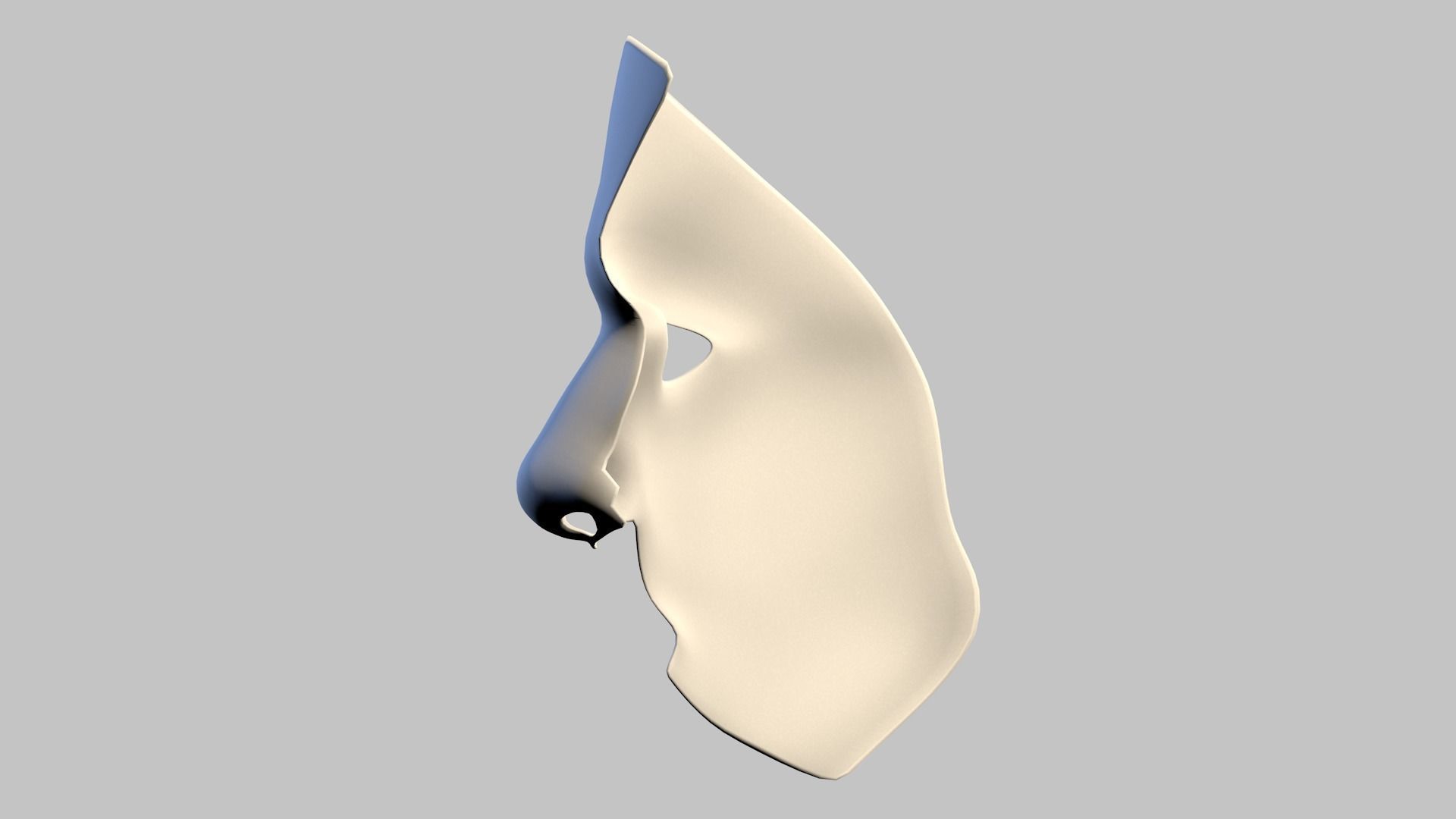 Masque The Phantom of the Opera Low-poly 3D model_23