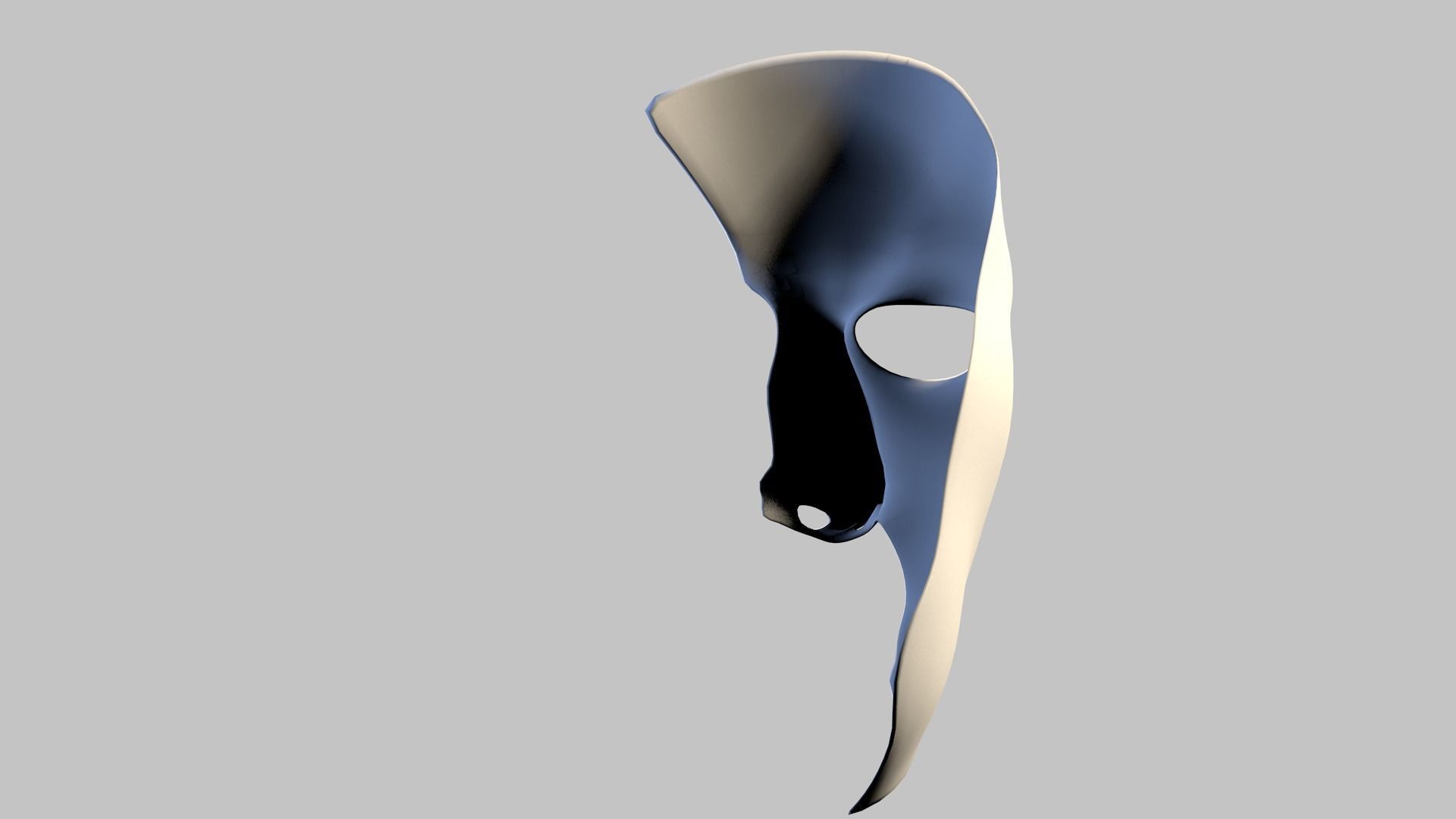 Masque The Phantom of the Opera Low-poly 3D model_19