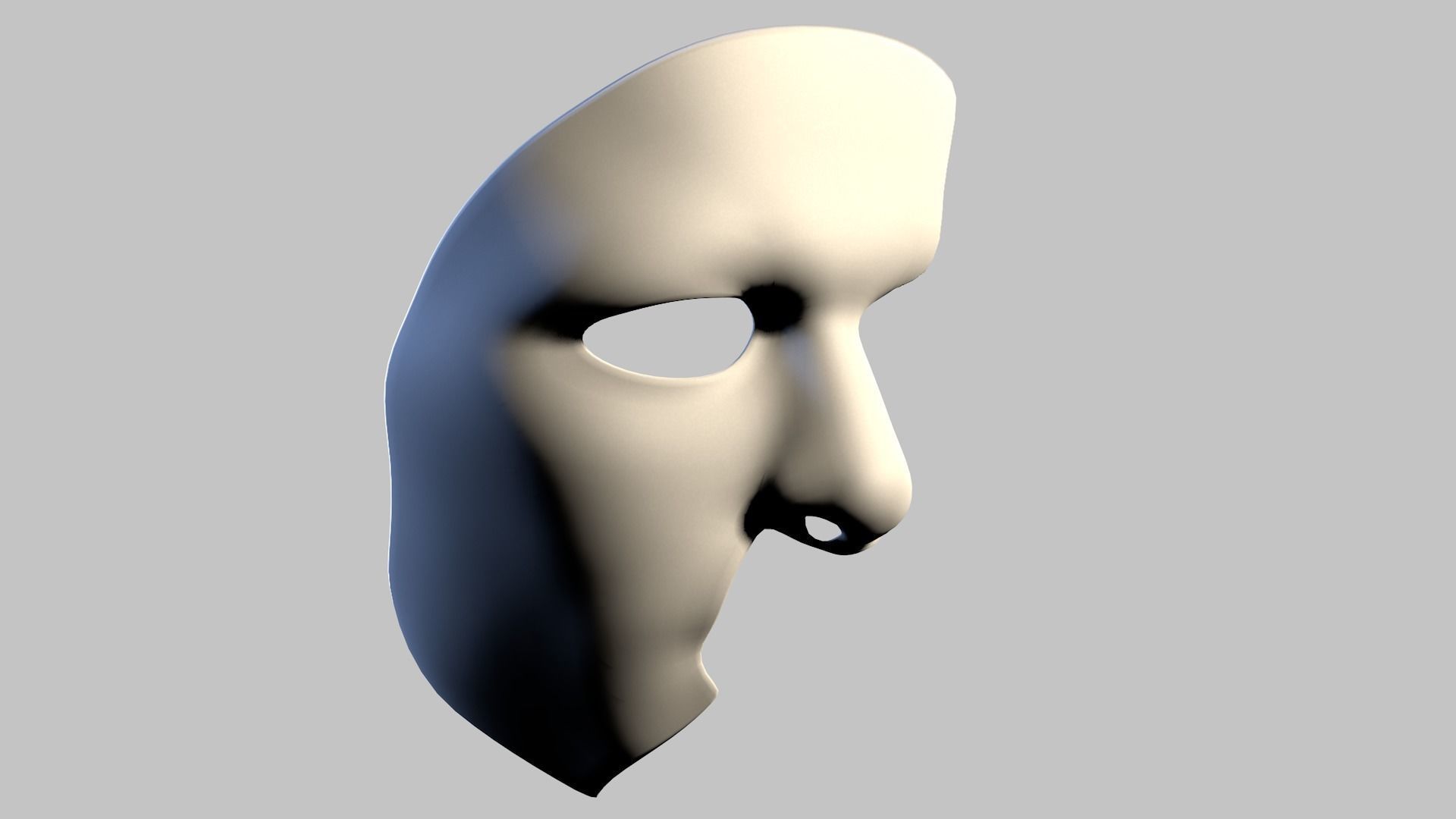Masque The Phantom of the Opera Low-poly 3D model_15