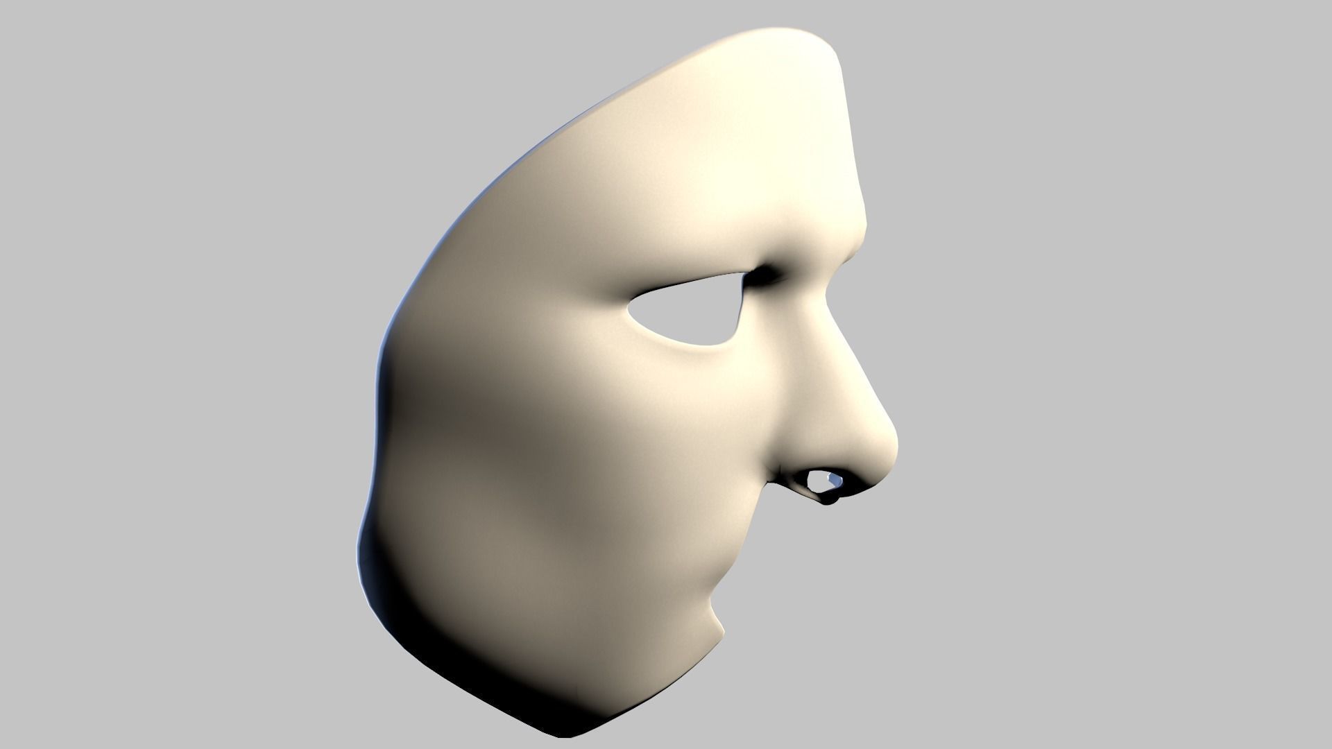 Masque The Phantom of the Opera Low-poly 3D model_16