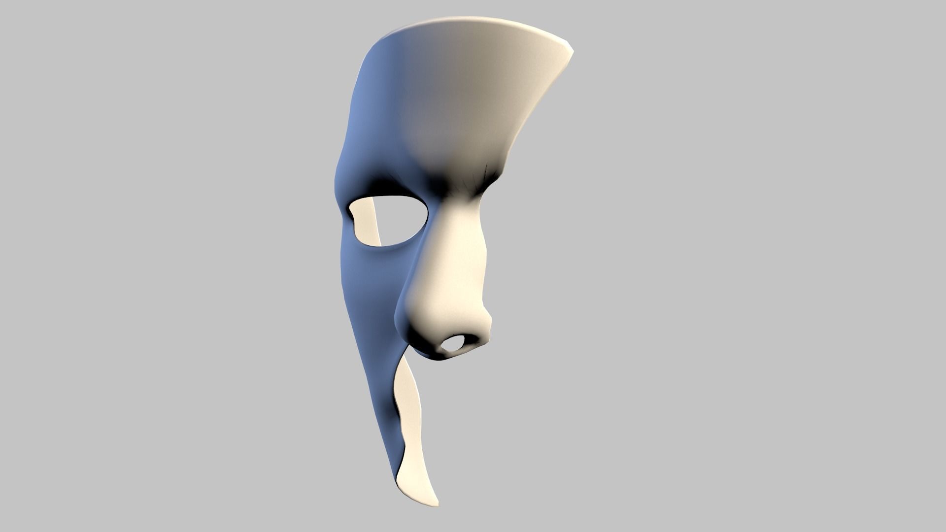 Masque The Phantom of the Opera Low-poly 3D model_25