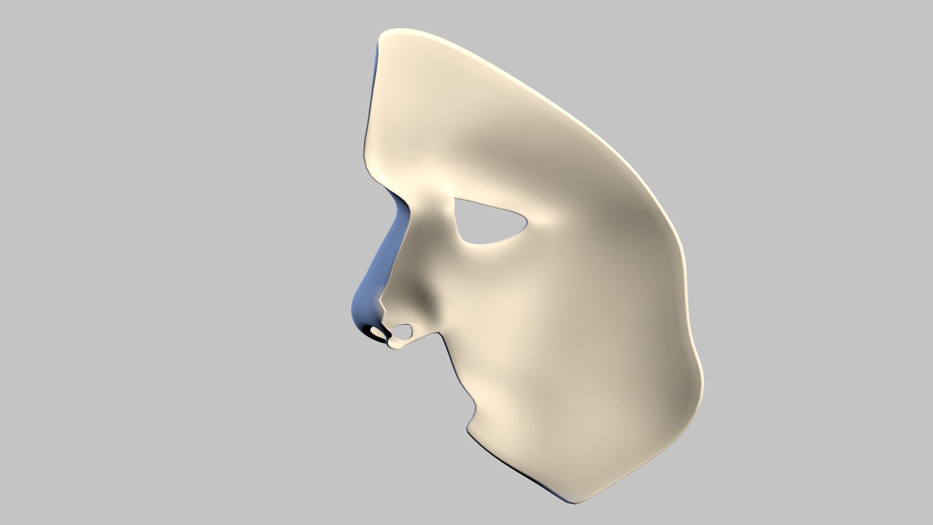 Masque The Phantom of the Opera Low-poly 3D model_22