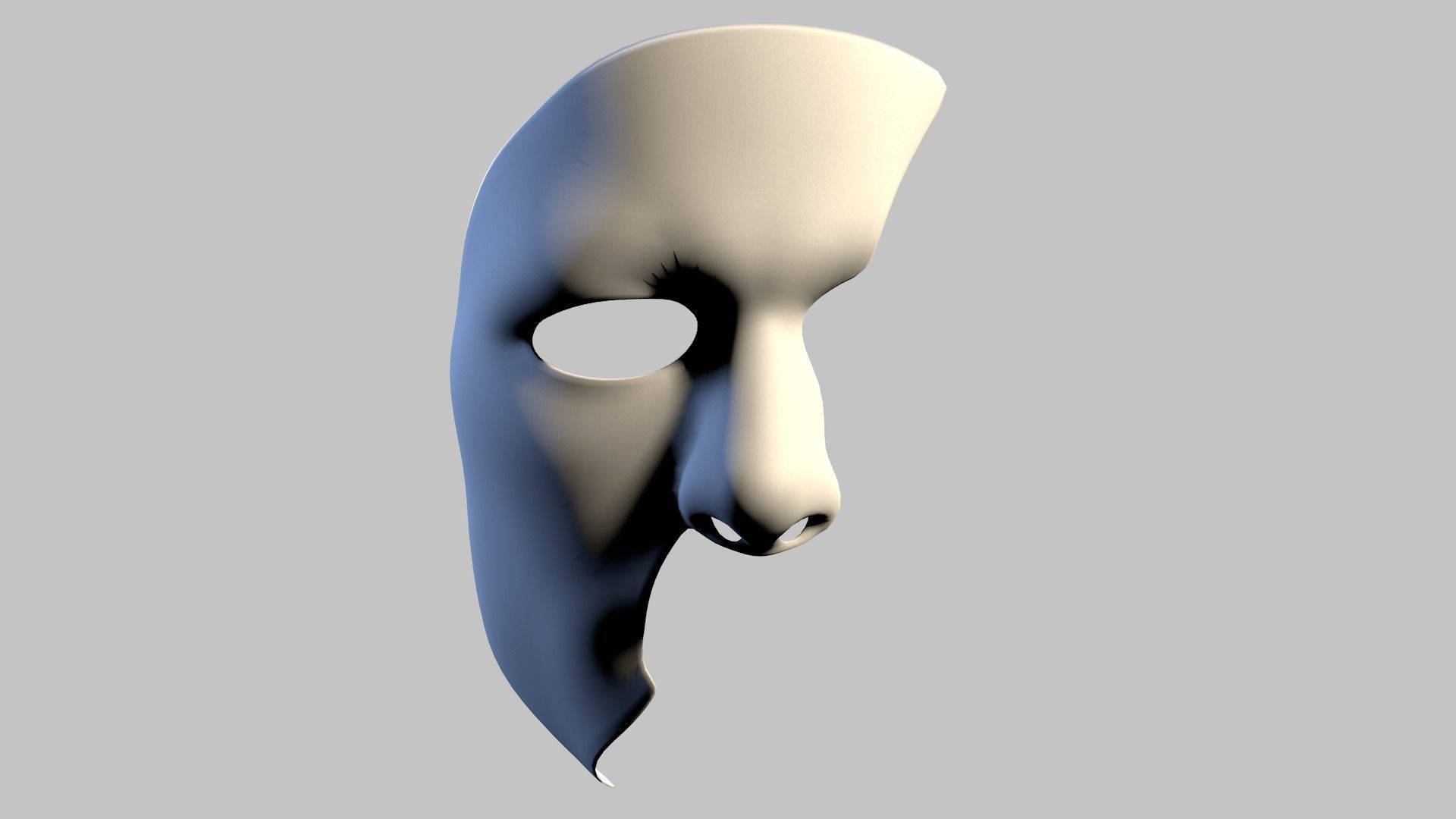 Masque The Phantom of the Opera Low-poly 3D model_14