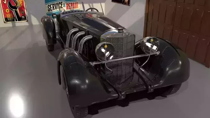 Mercedes-Benz 710 SSK trossi 1930