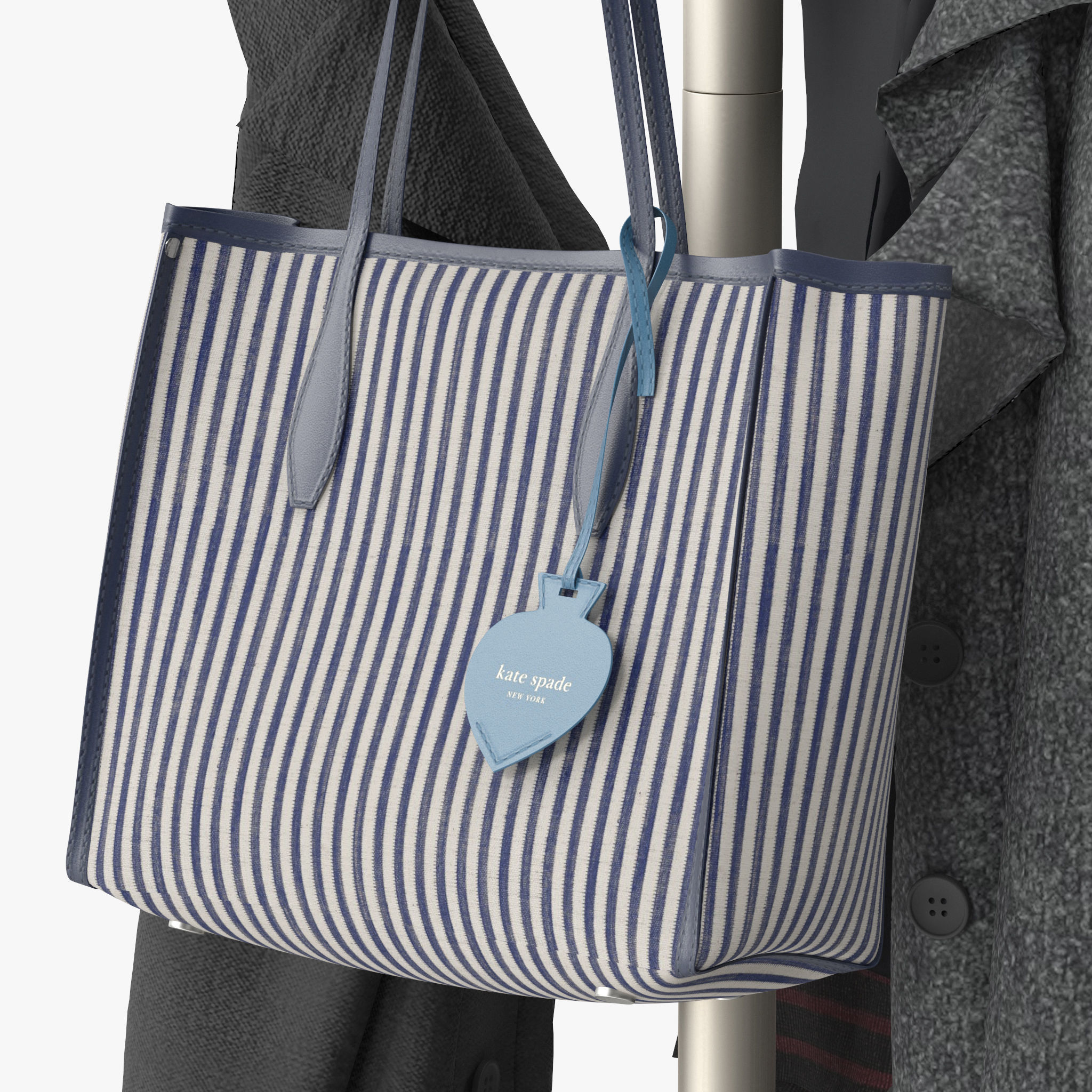 Flag Coat Rack 3D model_12