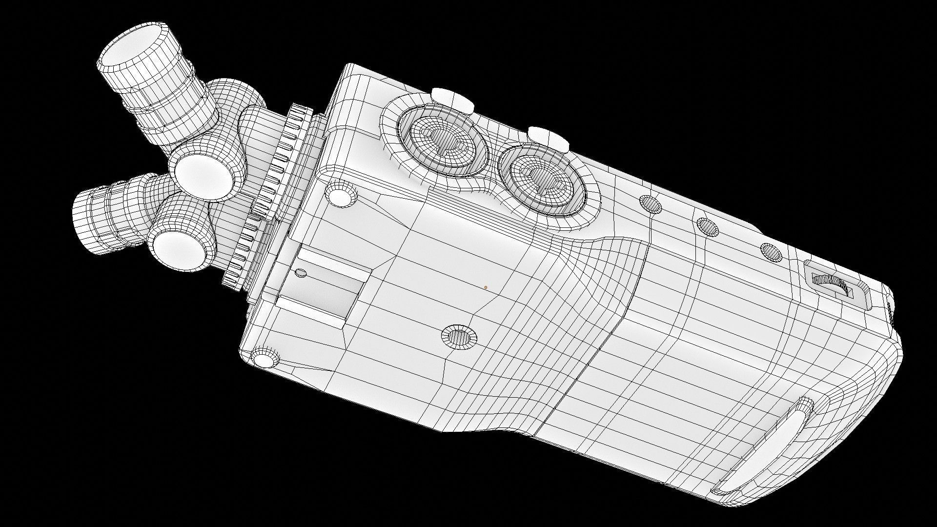 Tascam Portacapture X8 Low-poly 3D model_15