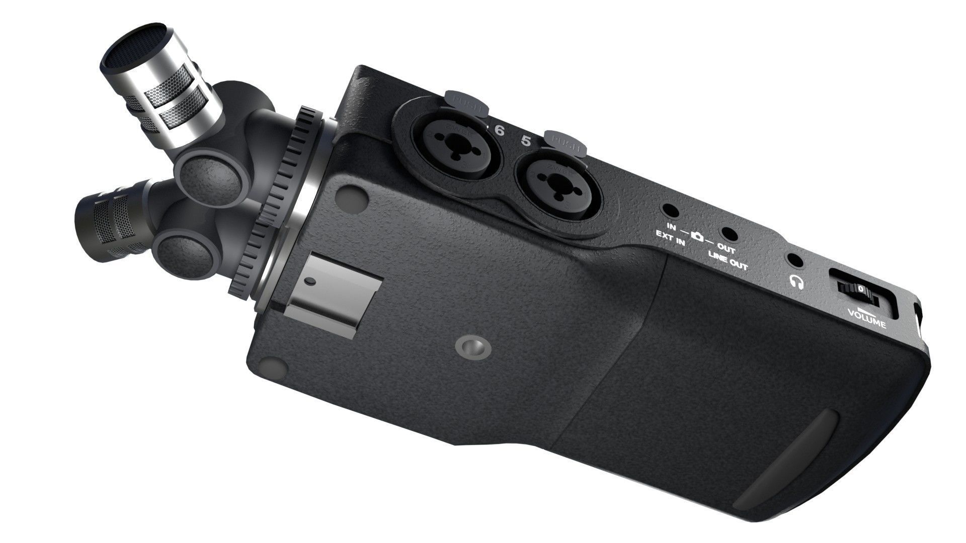 Tascam Portacapture X8 Low-poly 3D model_4