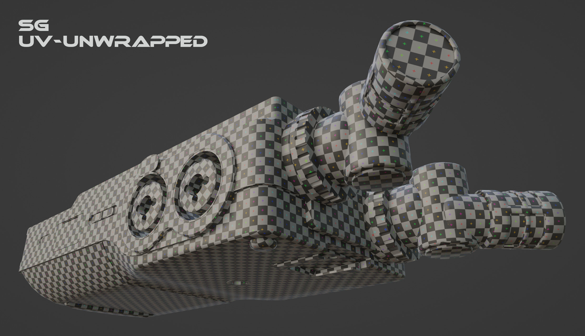 Tascam Portacapture X8 Low-poly 3D model_5