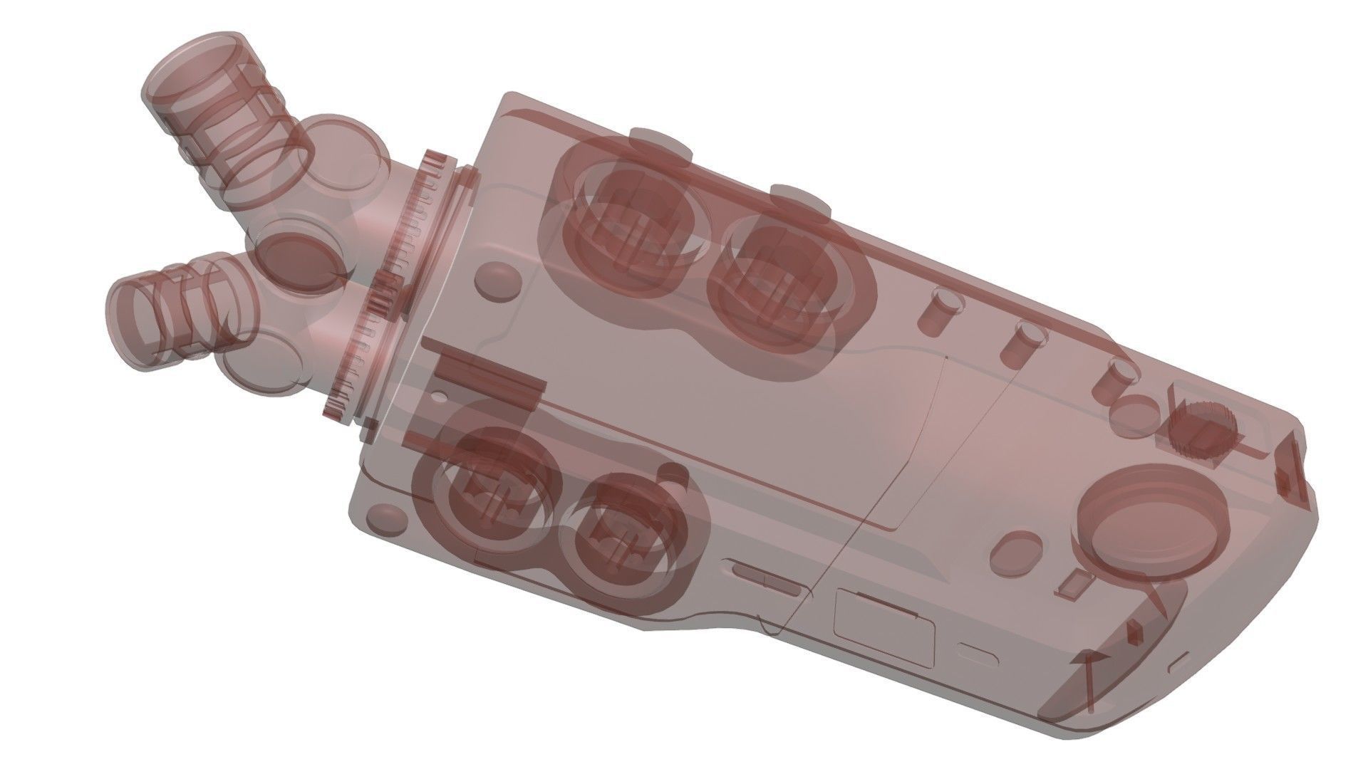 Tascam Portacapture X8 Low-poly 3D model_21